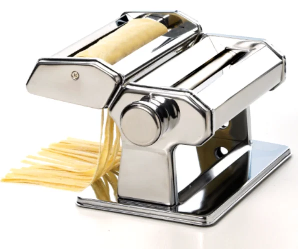 Italia Spaghetti machine manual Pasta noodle maker Homeuse Noodles machine stainless steel 2mm and 6mm blade