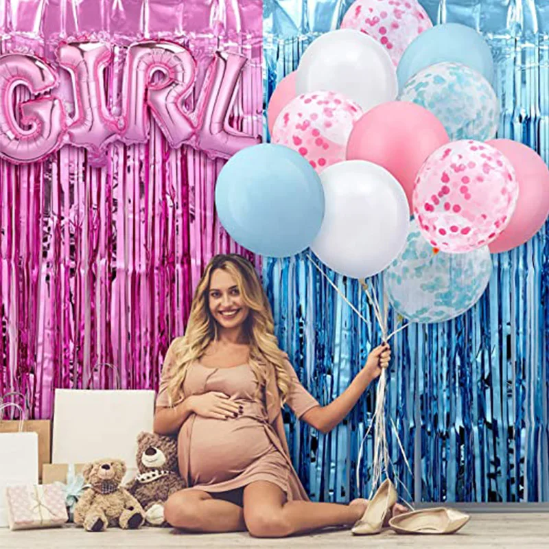 35 шт. в комплекте Baby Shower украшения это мальчик или девочка пол выявить вечерние украшения комплект объявление о поле для вечеринок