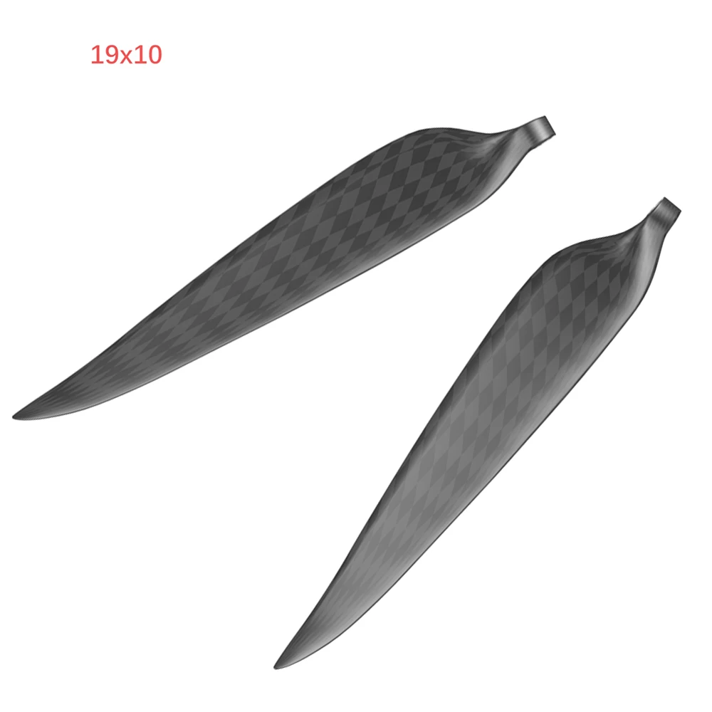 Carbon fiber folding propeller 19x10   for RC aircraft propeller fixed wing model propeller fixed wing