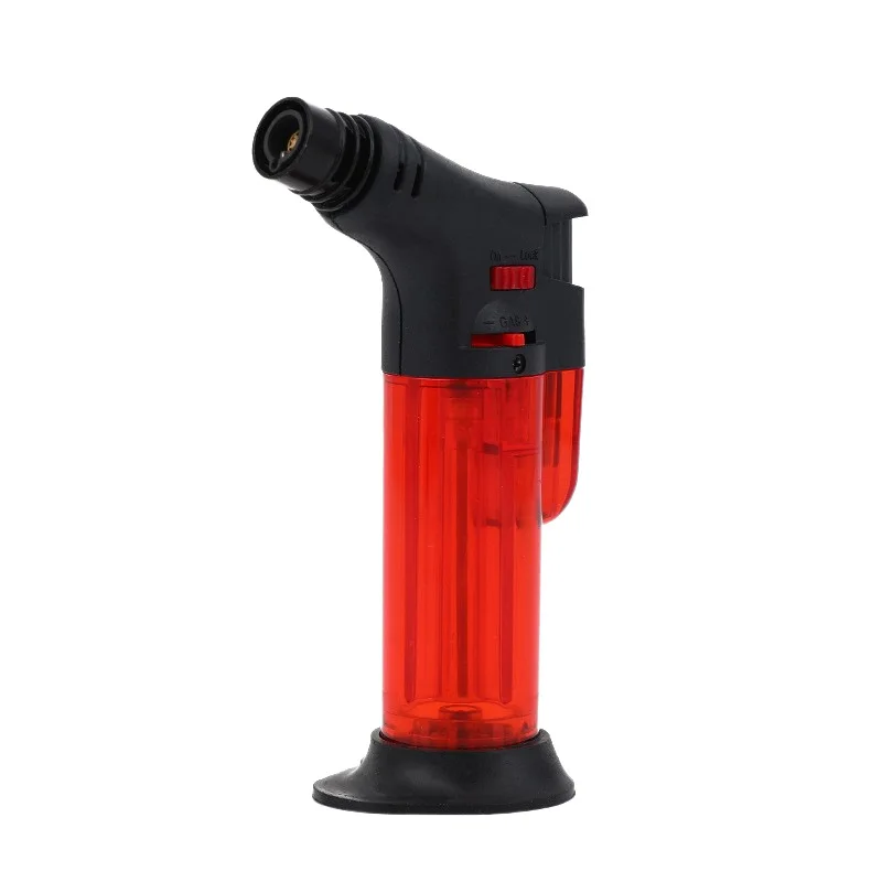 Windproof  torch lighter Inflatable fire gun directly into cigar spray gun high temperature butane fire gun igniter