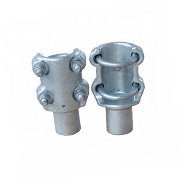 Hot DIP Steel Galvanized machined parts Electric Power Fitting Insulator End Fittings