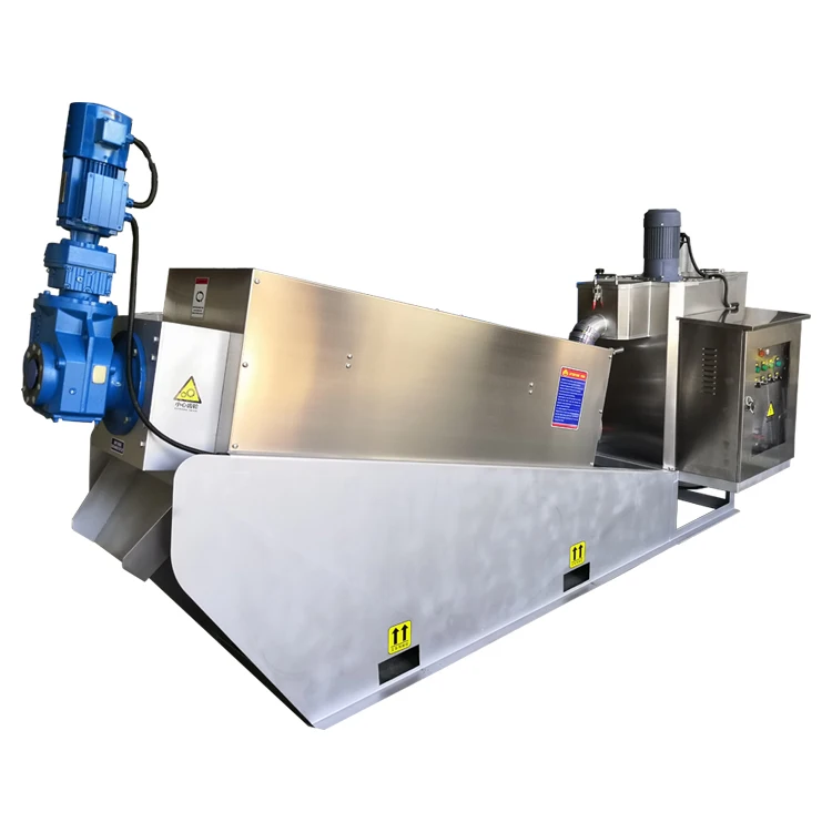 food  waste water Sludge dewatering machine Screw Press for wastewater sludge dehydrator