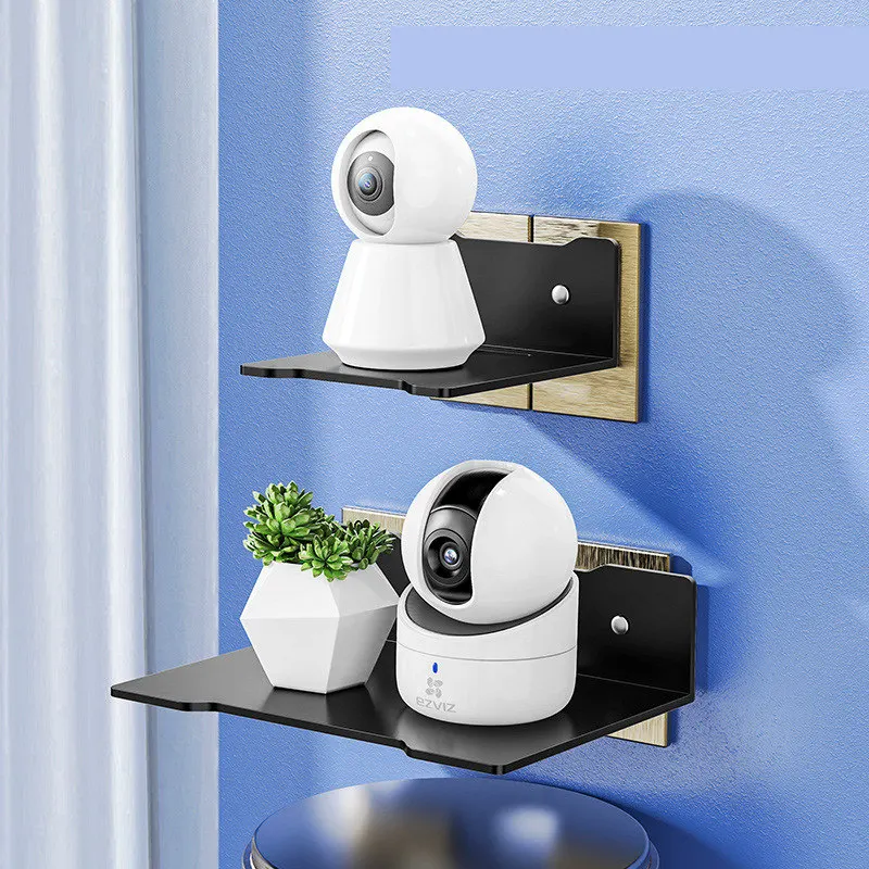 Home Decor Alloy Steel Floating Shelves Metal Shelf brackets single layer wall decor