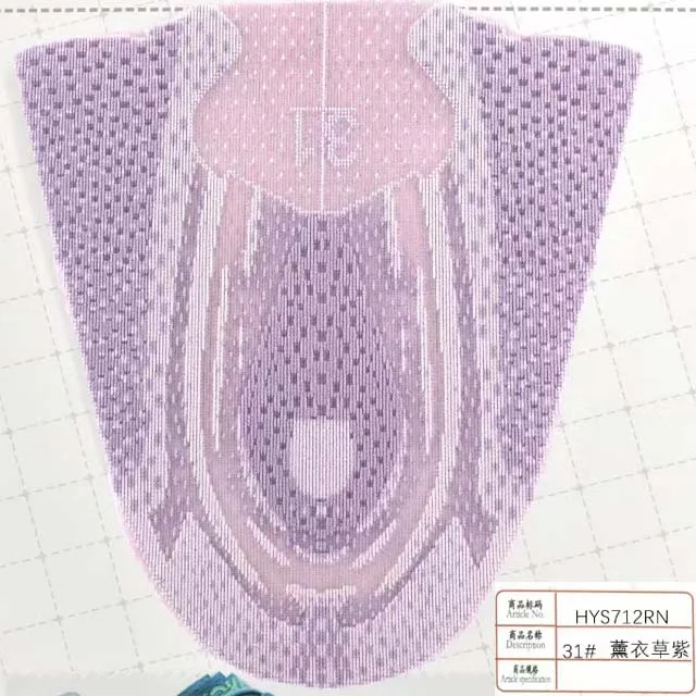 Hot Sale Texture Jacquard Upper Polyester Breathable Jacquard Shoes Upper Fabric