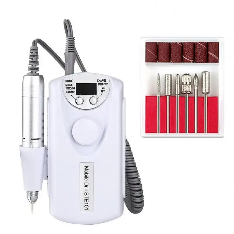 2024 High quality  Nail Drill 30000rpm Manicure Tool nail drill Rechargeable Polishing Nail Polisher Machine Primer Pen Portable