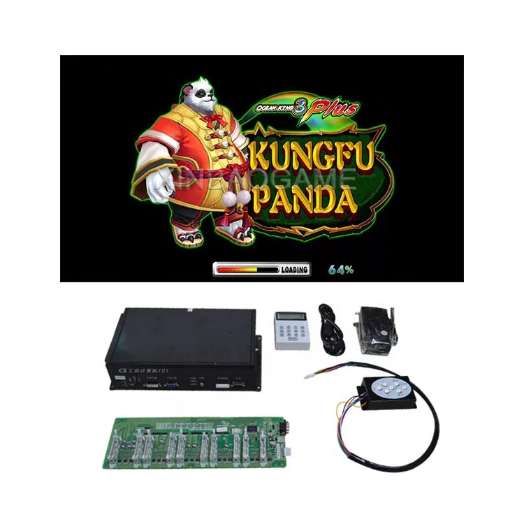 Hot Sale Shooting Entertainment Ocean King 3 Plus Kung Fu Panda Fish Game Kit