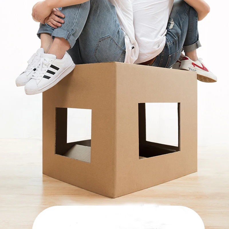 Multi functional large capacity paper storage box high-quality clothing file packaging box corrugated cardboard box