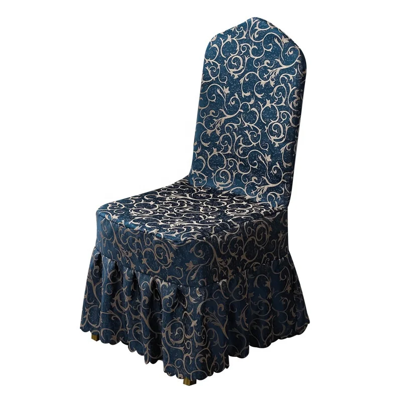 
High Quality Chair Cover Polyester Crochet Breathable Hotel Chair Non-Slip Cover 