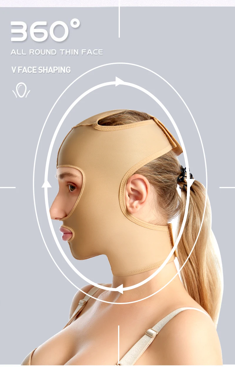 Practical Electrical Slimming Bandage Rostro Fajas Washable Face Shield Lifting Lift Up Tool Facial Full V Lifting Shaper