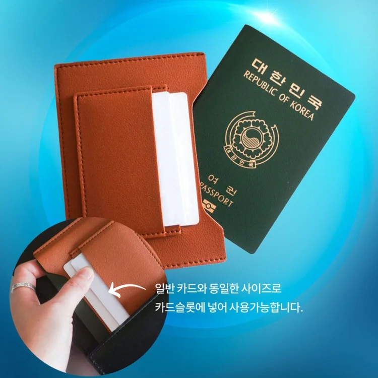 YY Handmade Passport cover  Travel Wallet Cover Case   Leather Travel Documents Organizer Protector Leather Passport Holder,