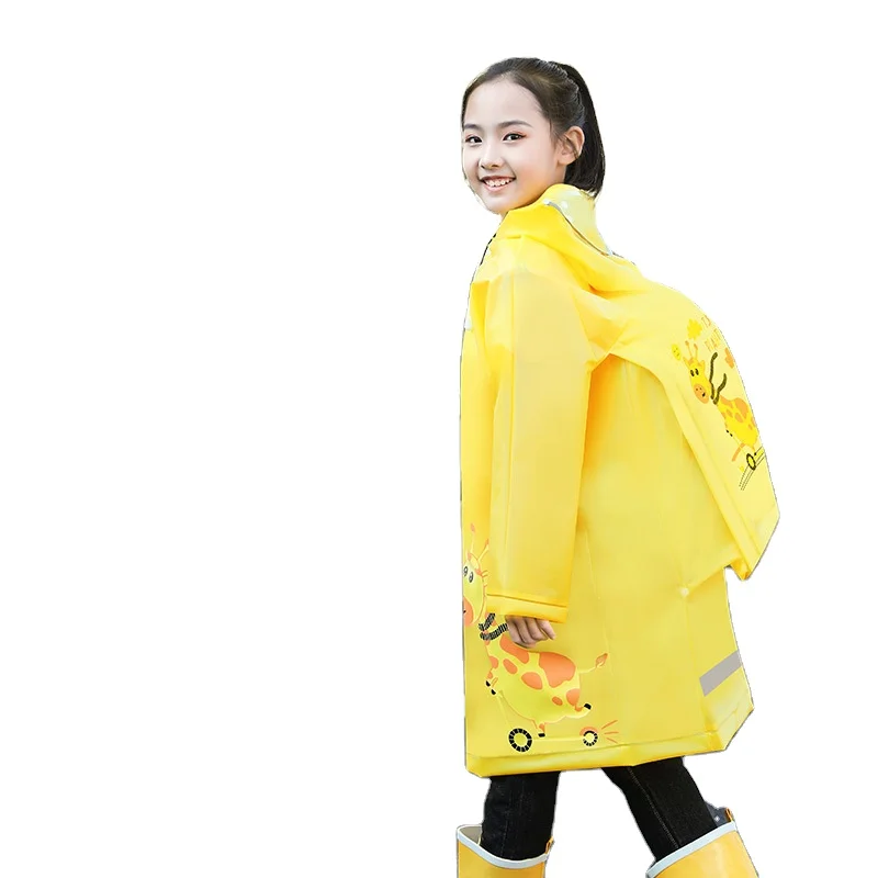 Sunday  Student Raincoats for Big Children Thickening Suits Ponchos Plastic Waterproof