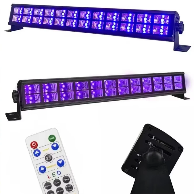 Halloween Party Night Club Ambiance Light  UV LED Purple Wall Washer Light Black Wall Fluorescent Light