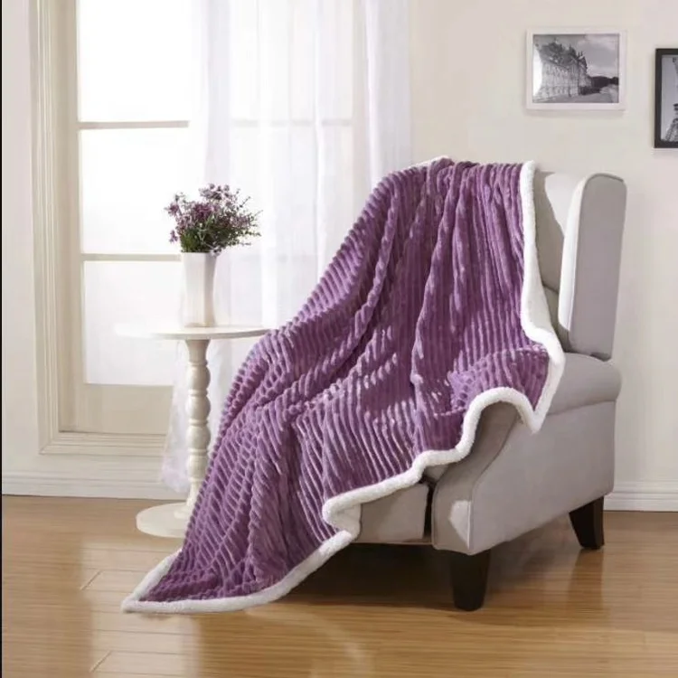 Оптовая продажа, высококачественное кашемировое флисовое шерстяное одеяло