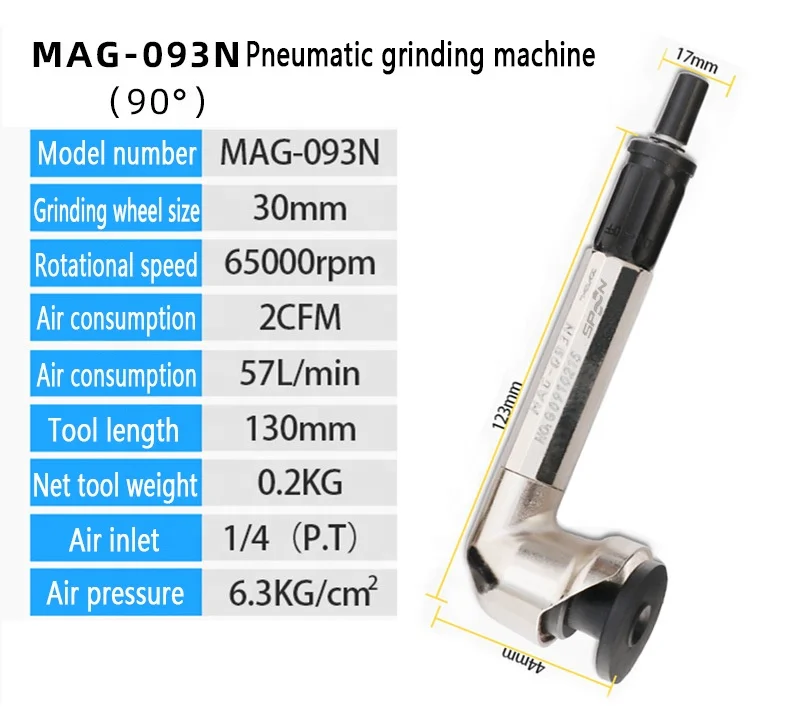 MAG-093N MAG-123N Pneumatic Ultrasonic Grinding Machine / Crankshaft Polishing Machine/ Air Die Grinder Metal 3 Months UHT JP