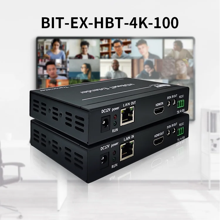 Global Market Hot Seller 4K 100M Video Transmitter HBT Hdmi Extender