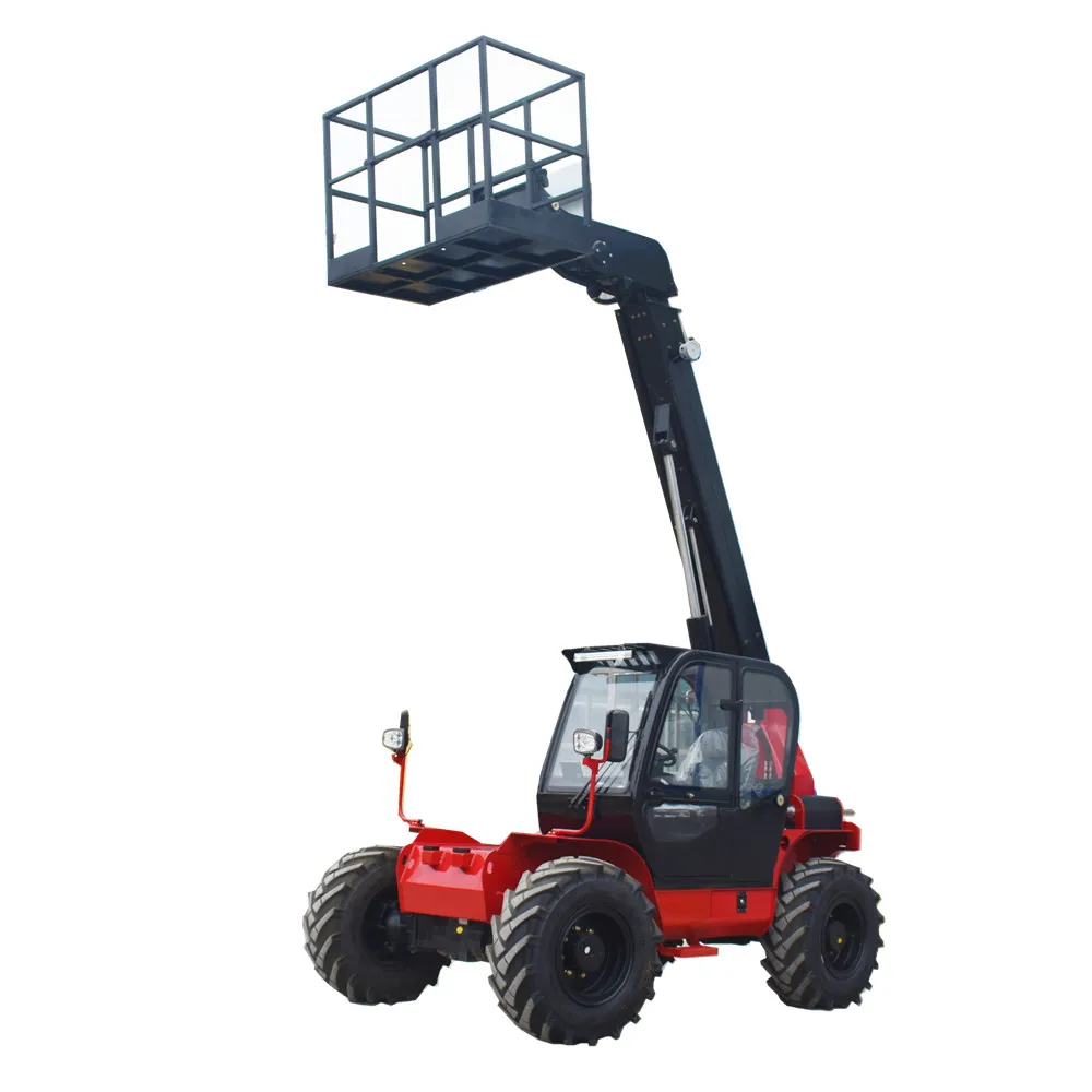 STEEL CAMEL 4X4 4WD Telehandler Construction Machinery Lift Forklift 3ton 3 5ton 4ton Telescopic Forklift with CE EPA