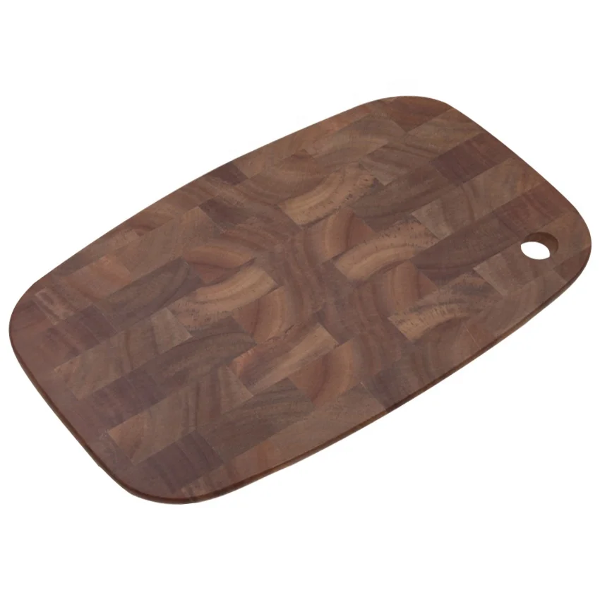 
2021 Mettor New Design acacia wood end grain cutting board 