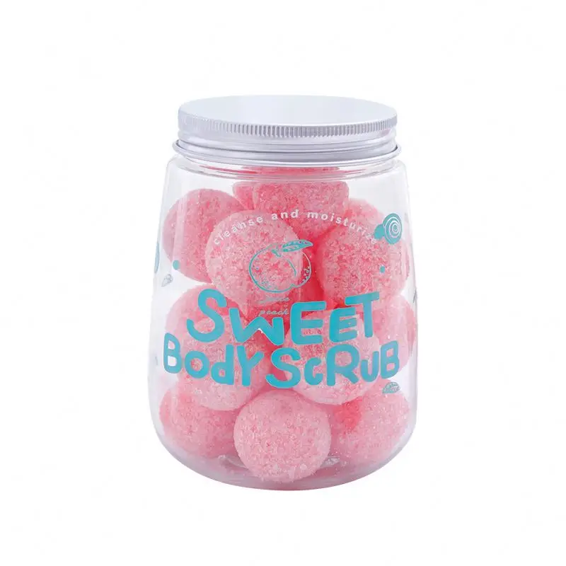 Private label reflenish and moisturize colourful candy body scrub