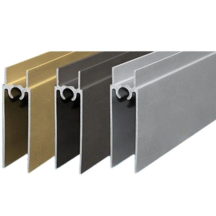 Customized Caravan Door Anodized Gold And Titanium Color Type Aluminum Profile For Doors