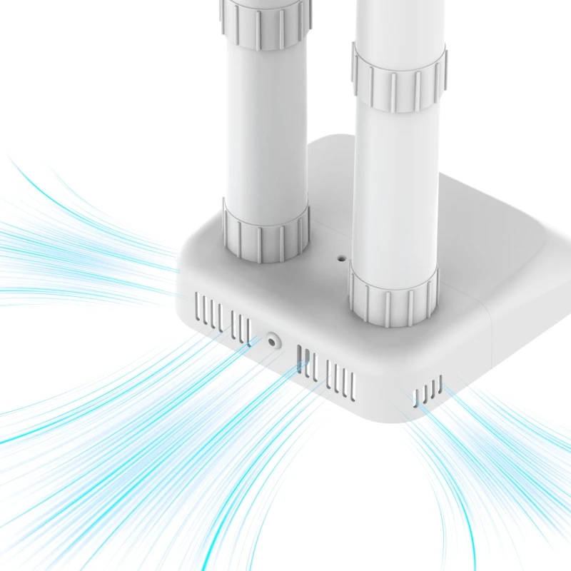 JNUO portable electric shoe deordorizer black and white boot clothes air dryer shoe dryer glove dryer & boot warmer w