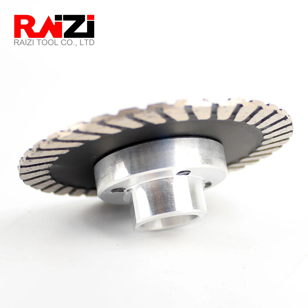 Raizi 75mm115mm125mm Turbo алмазные режущие и шлифовальный диск лезвия для резки гранита с M14 5/8-11 соединение