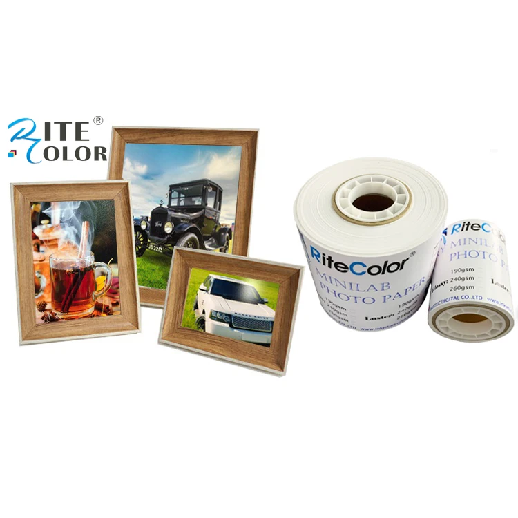 Doublesided inkjet luster rc A1 A2 A3 4R photo paper sheets