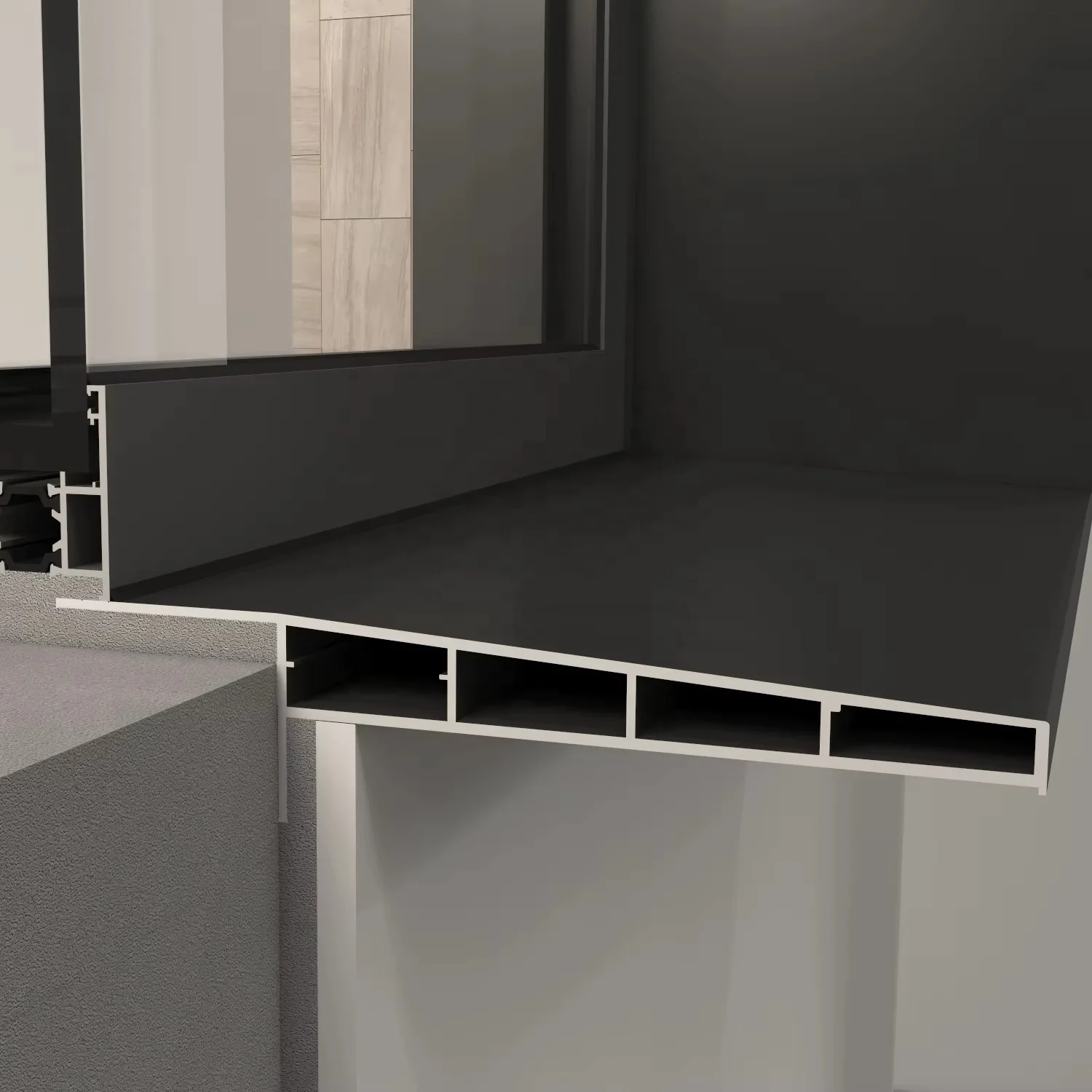 Outer window cover plantar granite black hang outside window sill outer window cover