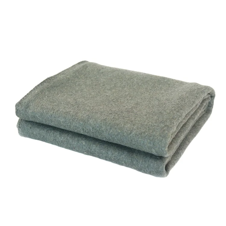 Hot Sale Cheap Wool Blanket with 50% wool and 50% other fiber