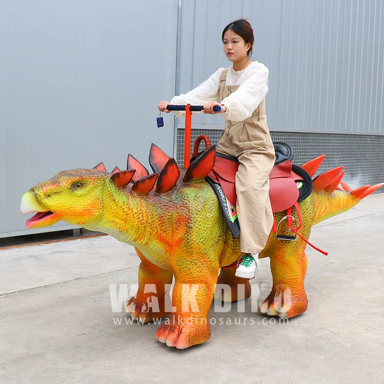 Dinosaur park hot sale realistic for adult animatronic dinosaur ride walking