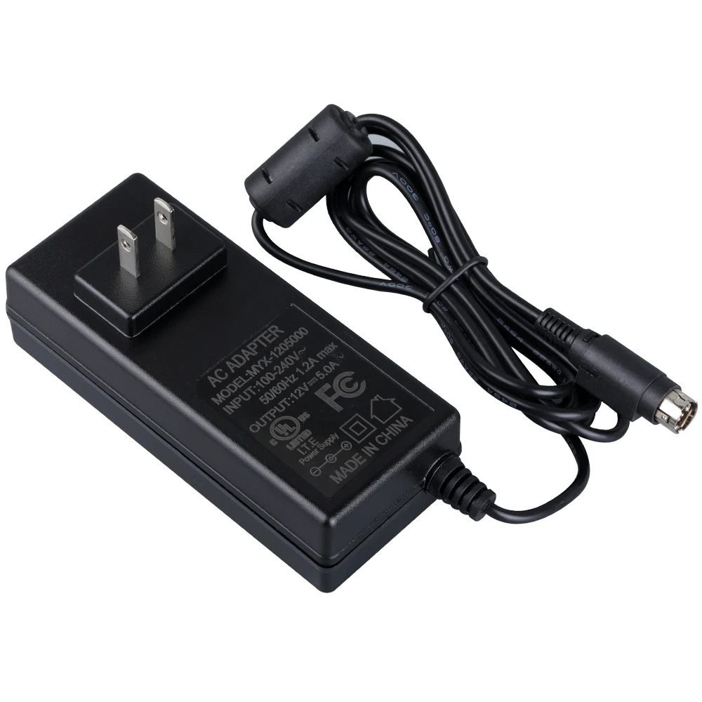 12V 5A AC/DC Power adapters 5V 6V 9V 12V 15V 20V 24V 12W 15W 18W 24W 0.5A 1A 2A 3A EU Plug Black Wall Charger Adaptor Power Supp