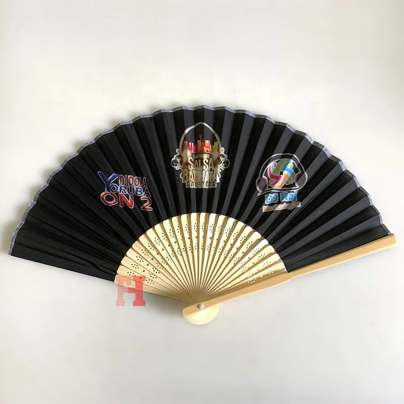 Высококачественный элегантный ручной вентилятор из бамбука высокого качества оптом