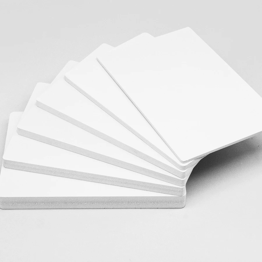 Waterproof Fireproof 3mm To 18mm Thickness White Black Laminated PVC Foam Board Sheets For Furniture