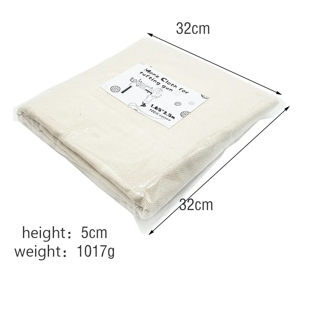 Factory Wholesale Price Customized Size 260-270g Cotton Polyester Tufting Cloth Tufting Fabric Cloth For Carpets and Rugs