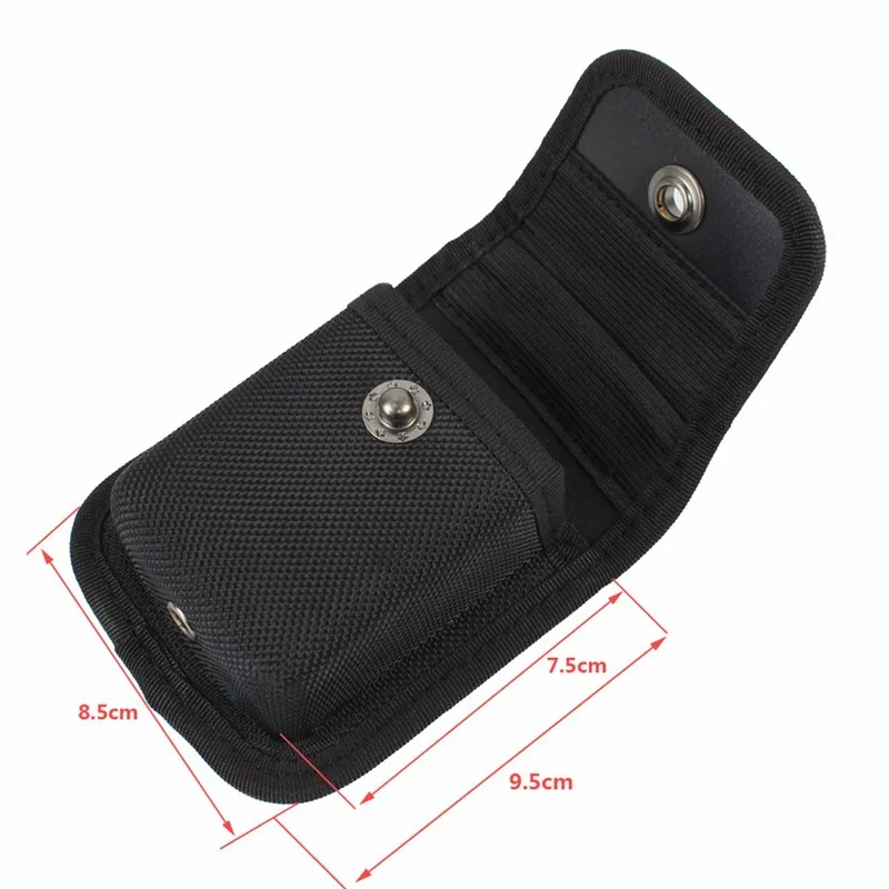 Emergency Technician EMT Safety Call Button Small Mini Black Tactical Bag Accessory Disposable Glove Bag Easy Install Easy Use