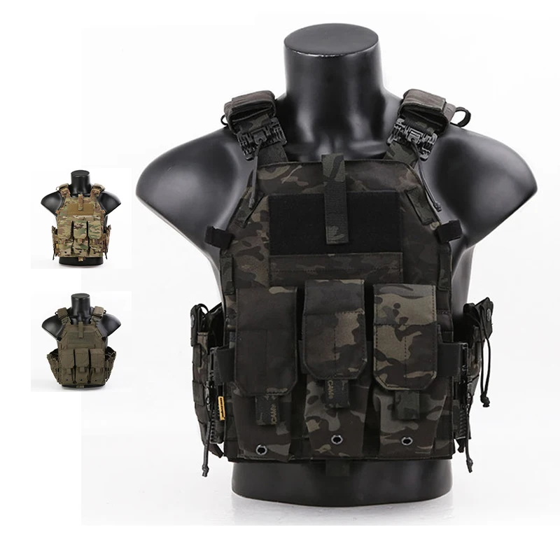 
Emersongear Carrier Armoured Airsoft Vest Tactical Military Bulletproof Vest Stab Proof Plate Carrier Vest 