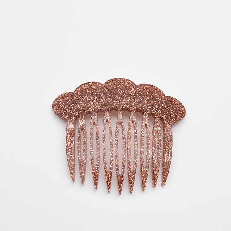 RARA 7.8CM Hot Sale Ins Fashion Hair Accessories Wholesale Custom European and American Fashion Brand Simple Acetate Hair Combs