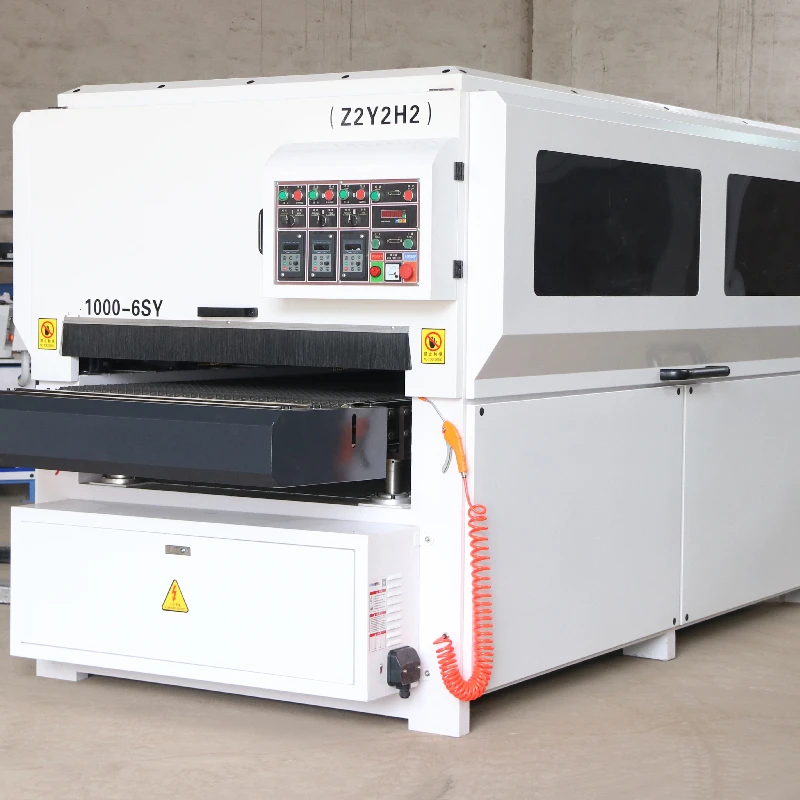 automatic wooden cabinet brush sanding machine electric cnc woodworking brush sander 6SY wood polishing machine