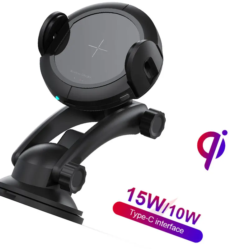 Qi Wireless Car Charger Phone Holder Wholesale Mobile Phone Car wireless fast charger For iPhone