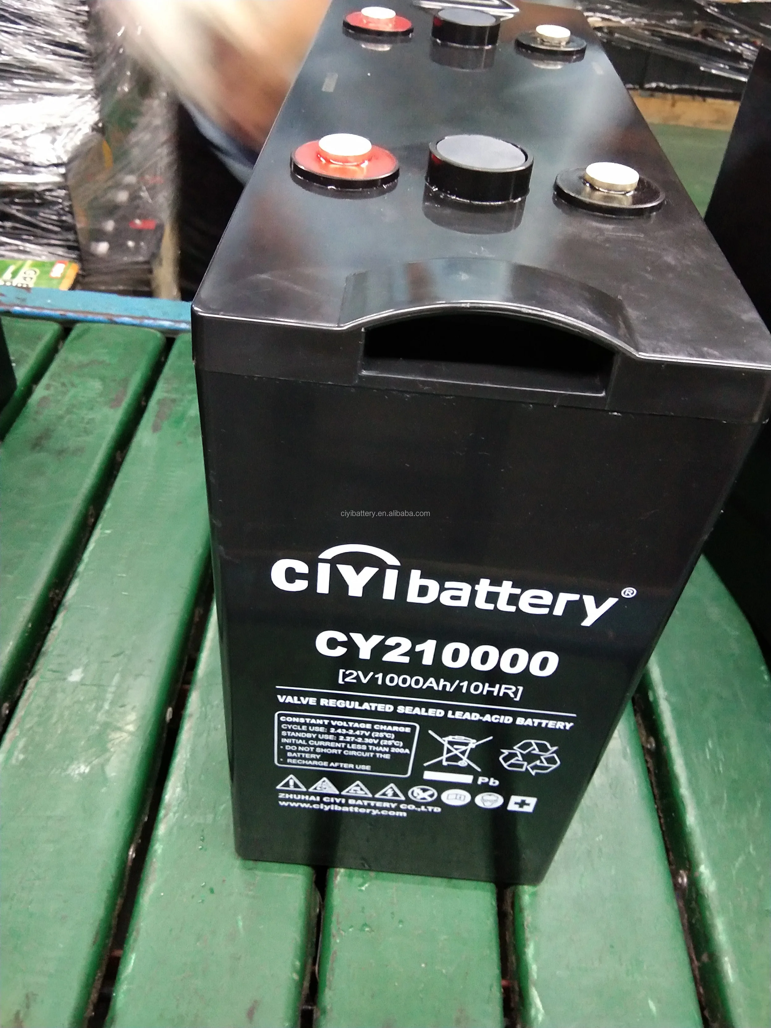 Long Life UPS Solar Battery Lead Acid Battery 2V 1000AH AGM Battery