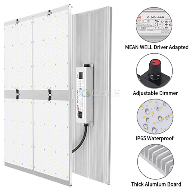 Usa Uk Eu Ca Au Ru Shipping Fast 480w 720w 960w Samsung Lm 301b Dimmable Full-spectrum Led Grow Lights For Vertical Farming