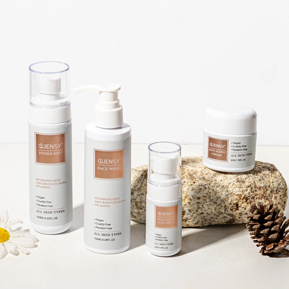 Частная марка веганский натуральный органический парабен Ниацинамид гиалуроновая кислота продукты для ухода за кожей против акне и куркумы