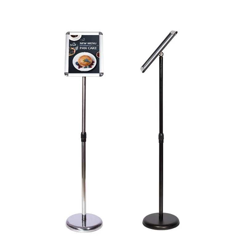 Metal Sign Display Advertising poster display stand A4 Sign Holder, Menu Holder, sidewalk stand