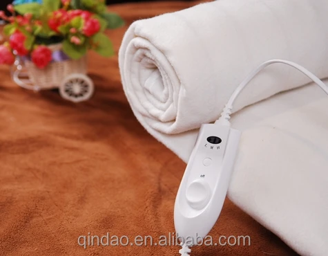 Low Radiation Warmer Heated Electric Under Blanket Bed Warmer Electric Blanket Heater Heating Blanket with 4 Heat Settings