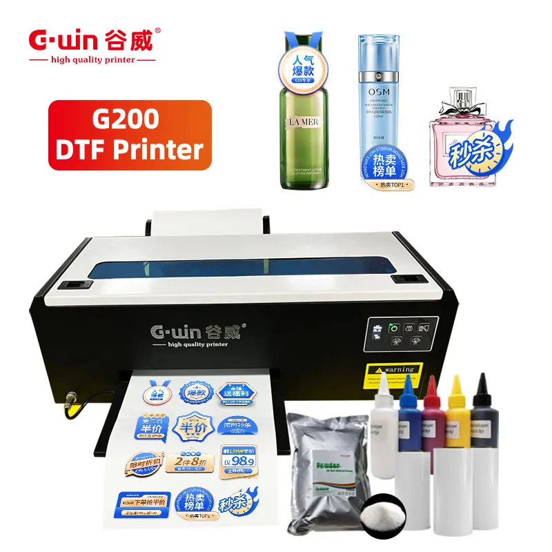 G200 Automatic Thermal Adhesive Label Printer Mini A4 Dimension Multi-Color for Sticker & Home Use Industries