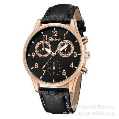 New Product Funky High End Newest Fancy Design Ready Stock Waterproof Sports men Quartz Watches with Leather Band 36
