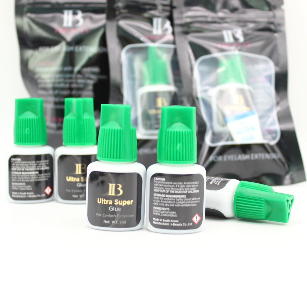 Высокое качество, Длительное Действие, быстро сохнут, IB(ibeauty) Крайне низкий уровень супер клей для наращивания ресниц ресницы расширения IB клея с зеленой крышкой
