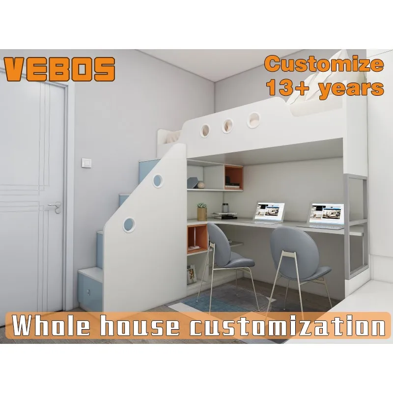 factory direct design customized kids bedroom furniture set for boys and high quality boys bedroom set