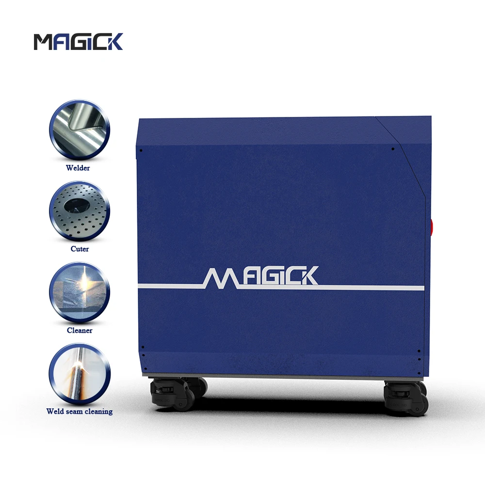 Portable 4 In1 Laser Water Cooled Handheld Laser Welders 1200w 1500w Fiber Laser Welding Machine For Steel