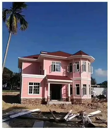 Prefab building luxury custom container house emerging architecture secondary utilization detachable light steel structure villa