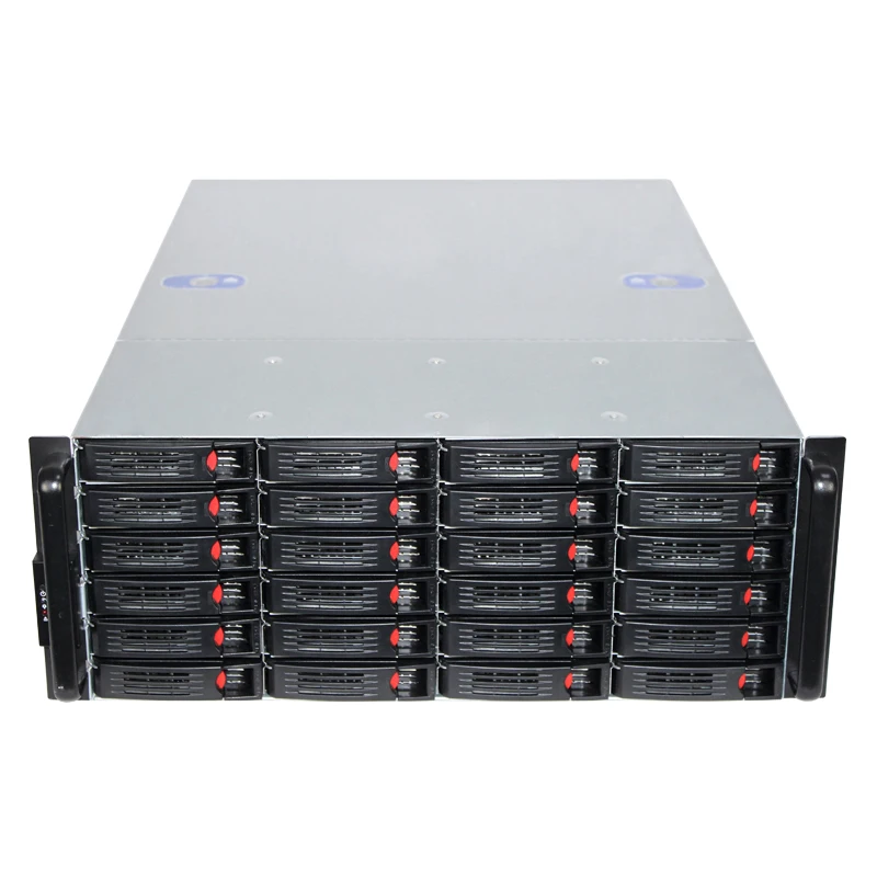 Большое Сетевое хранилище ATX 7 GPU 4U NAS 24 отсека корпус сервера горячей замены 4u серверное шасси